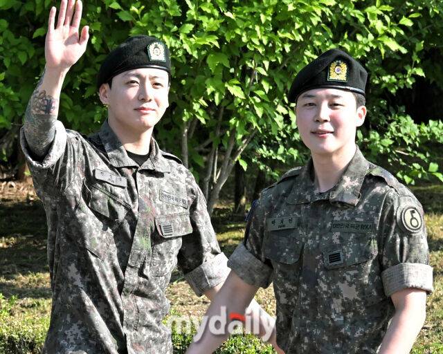 방탄소년단 정국(왼쪽), 지민. / 마이데일리 DB