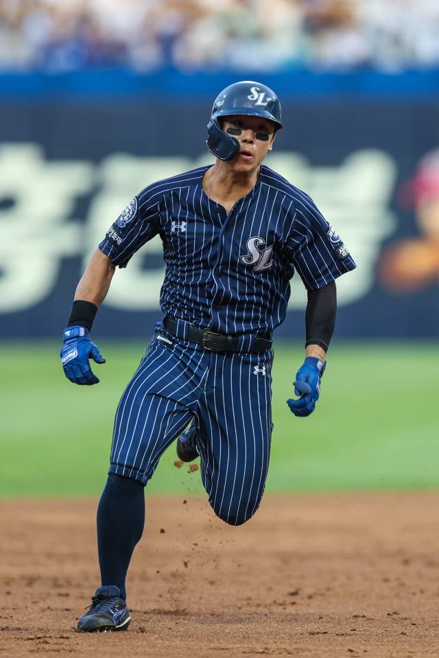 삼성 라이온즈의 김성윤. 삼성 제공