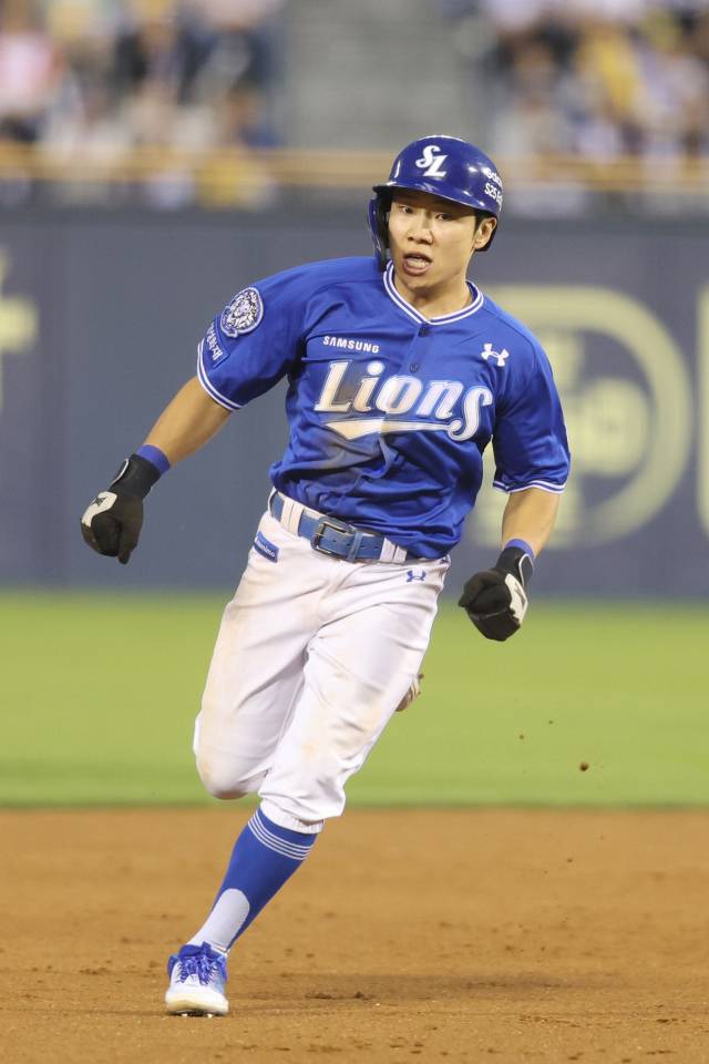 삼성 라이온즈의 김지찬. 삼성 제공