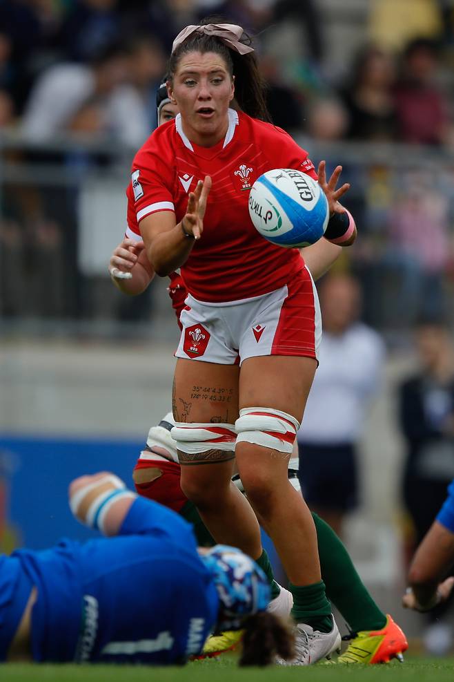 웨일스 대표팀 8번 조지아 에번스. 게티이미지