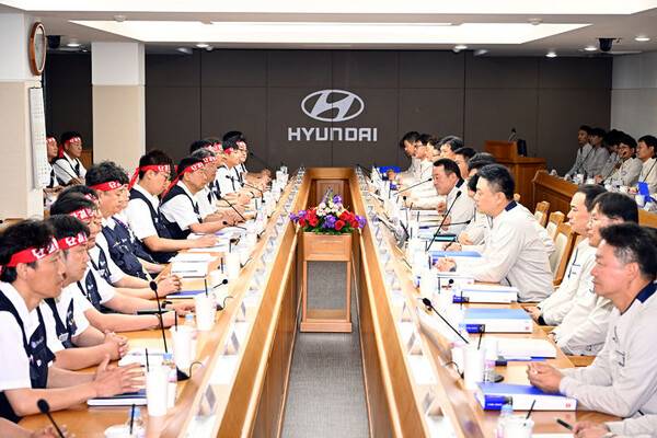 지난 6월 진행된 현대자동차 2025년 임금 및 단체협상 상견례 모습. 사진=현대자동차