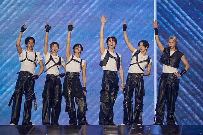 현재 라이즈는 첫 월드 투어 '라이징 라우드'를 진행 중이다. SM엔터테인먼트 제공