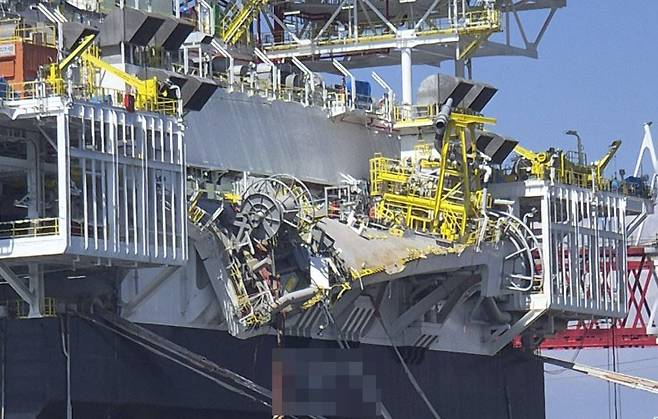 한화오션 경남 거제사업장 사고 현장 ⓒ연합뉴스