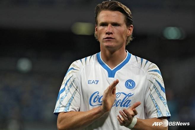 나폴리 미드필더 스콧 맥토미니. /AFPBBNews=뉴스1