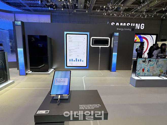 독일 베를린에서 열리는 ‘IFA 2025’ 개막 전날인 4일(현지시간) 삼성전자 전시장.(사진=공지유 기자)