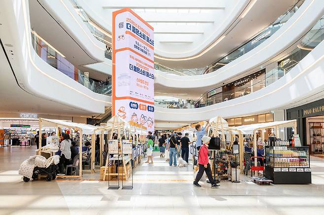 ◇스타필드 안성에서 진행 중인 '2025 경기도 더 좋은소비 페스타 in안성(9/5~9/7)' 전경.