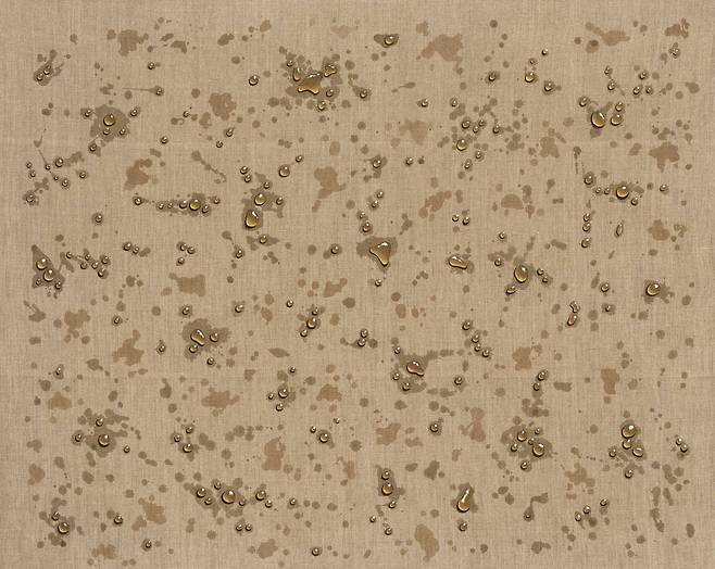 김창열, '물방울'(1979). 캔버스에 유화 물감, 80.5×100cm. 개인 소장. /국립현대미술관