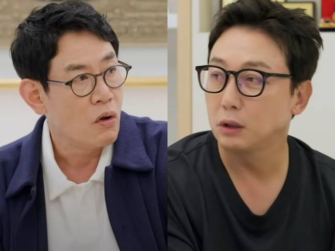 방송인 이경규와 탁재훈. SBS '마이턴' 방송화면 캡처.