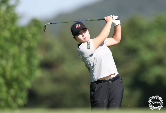 2라운드 82타를 치고 컷 탈락한 홍정민. 사진 제공=KLPGA