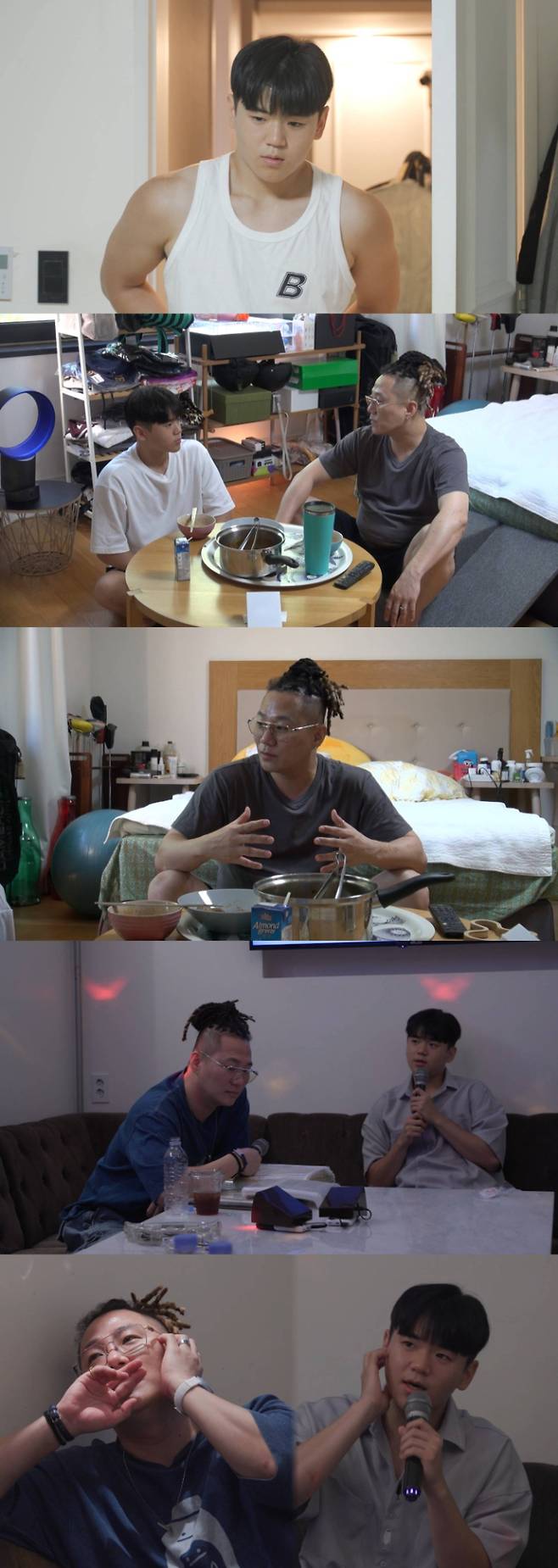 7일 방송되는 SBS ‘미운 우리 새끼’(미우새)에서는 가수 윤민수와 폭풍 성장한 아들 윤후의 모습이 공개된다. 미국 명문대생이 된 윤후는 아빠의 운동 트레이너로 나서 근육질 몸매를 뽐내고, ‘모태솔로’ 탈출과 DM으로 이별한 연애 경험을 최초 고백해 스튜디오를 발칵 뒤집는다. 또한, 윤민수와 노래방에 동행해 수준급 노래 실력을 선보이며 아빠와 아들 최초 듀엣 무대를 꾸민다. 한편, 윤민수는 윤후에게 이혼을 암시하는 듯한 발언을 해 아빠와 아들 사이에 무거운 분위기가 흘러 궁금증을 자아낸다.