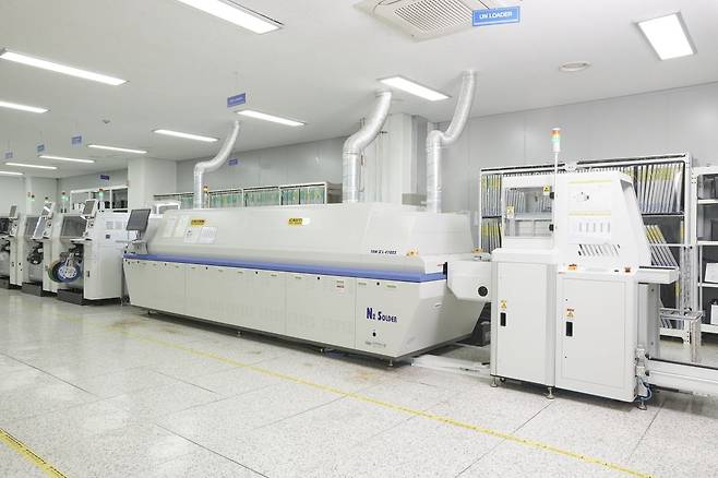 RFHIC 평촌사업장 제조 공정 라인. RFHIC 제공