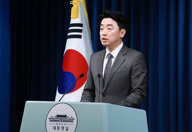 강훈식 대통령비서실장. 연합뉴스