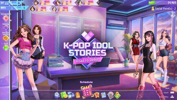 K팝 아이돌 스토리즈 사진 출처 스팀 공식 페이지 발췌