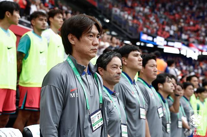 홍명보 축구대표팀 감독. /사진=대한축구협회 제공