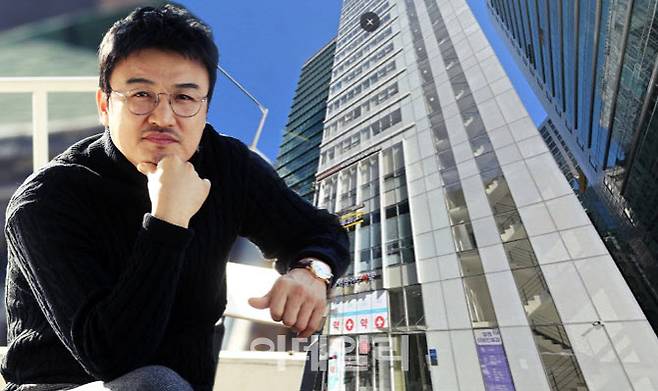 배우 겸 영화감독 박중훈씨 소유 건물인 강남 역삼동 소재 타워 432(사진=이데일리DB/네이버)