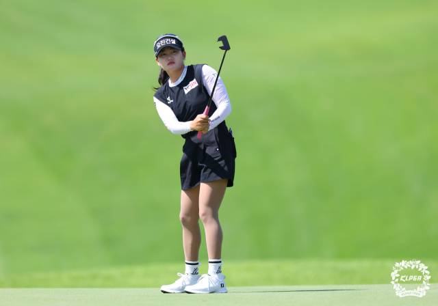 상금 1위, 대상 2위를 달리고 있는 노승희. 사진 제공=KLPGA