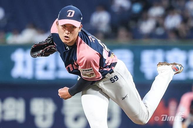 NC 구창모가 7일 창원NC파크에서 열린 2025 KBO리그 KIA와 경기에 선발 등판해 역투하고 있다. 사진 | NC 다이노스