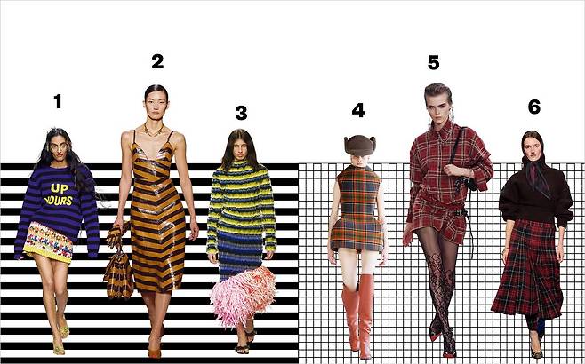 1 ashish 2 FENDI 3 zomer 4 Duran Lantink 5 isabel MARANT 6 burberry