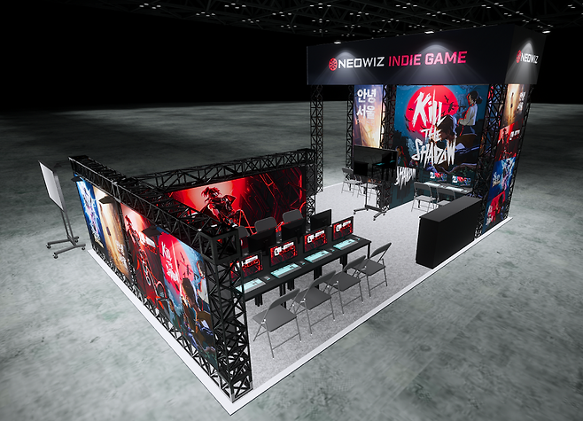 네오위즈 GES 2025 부스 조감도. /그래픽=네오위즈 제공