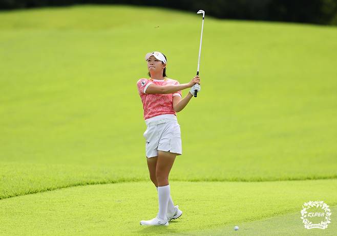 KLPGA 투어 시즌 3승을 달성한 방신실. (KLPGA 제공)