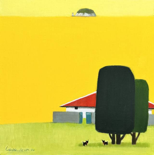 곽지은, 섬, 봄 나들이, 2024. 성원아트갤러리 제공