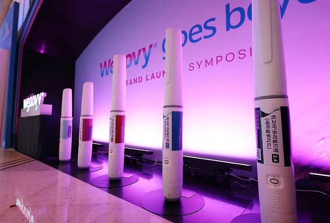 덴마크 제약회사 노보 노디스크의 비만치료제 위고비. 연합뉴스