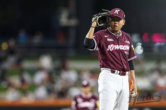 키움 박정훈은 데뷔 첫 선발등판이었던 15일 대전 한화전의 아쉬움을 토대로 더욱 발전할 것을 다짐했다. 사진제공|키움 히어로즈