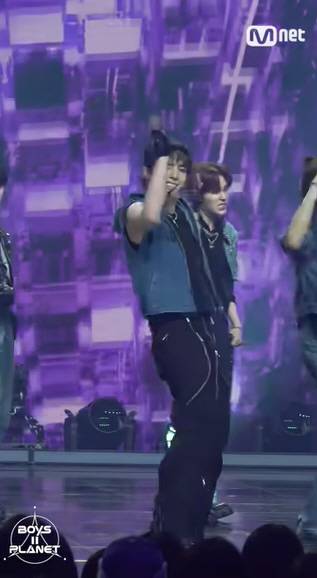 일대일 계급배틀 '특' 무대 당시 박동규. 해당 무대 직캠 영상화면 캡처.