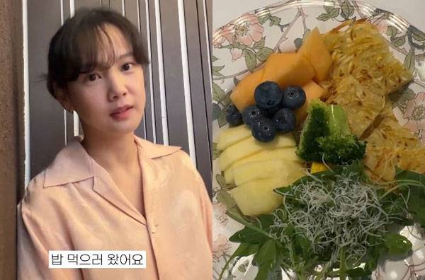 배우 윤승아(41)가 건강한 아침 식단을 공개했다./사진=유튜브 채널 ‘승아로운’