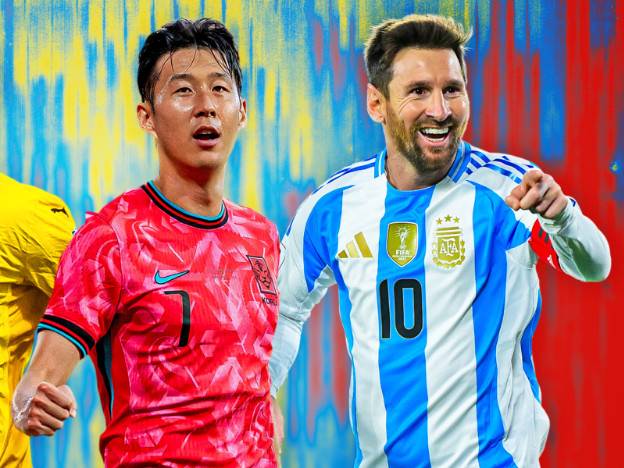 미국 메이저리그 사커(MLS) 공식 사무국이 조명한 손흥민(왼쪽)과 리오넬 메시의 9월 A매치 경기. /사진=미국 메이저리그 사커(MLS) 공식 홈페이지 갈무리