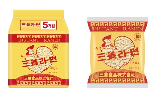 편의점 세븐일레븐과 삼양식품이 손을 잡고 출시했던 '삼양라면1963' 스페셜 패키지./사진=세븐일레븐 제공