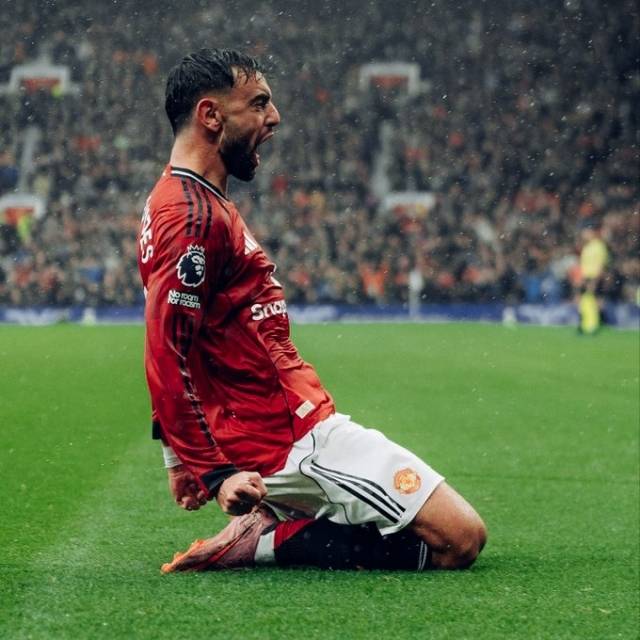 페르난데스는 맨유의 상징으로서 첼시의 침공을 막아냈다. 사진=맨체스터 유나이티드 SNS