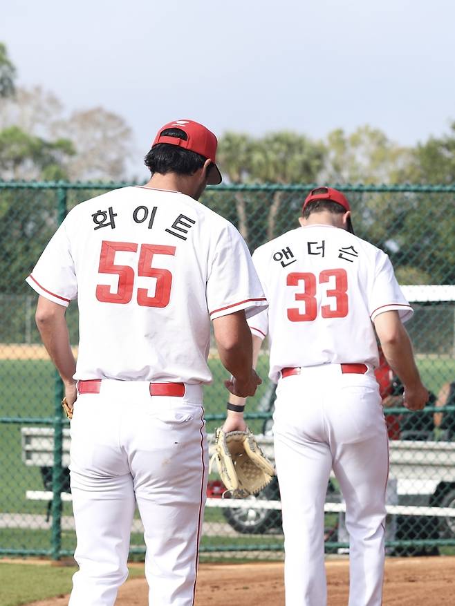 SSG는 앤더슨과 화이트를 영입하기 위해 심혈을 기울였다는 후문이다. 사진 | SSG 랜더스