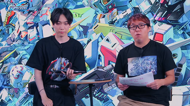 - 타케타 카이토 진행자, 코지마 쇼고 반다이남코 SD건담 지 제네 이터널 프로듀서