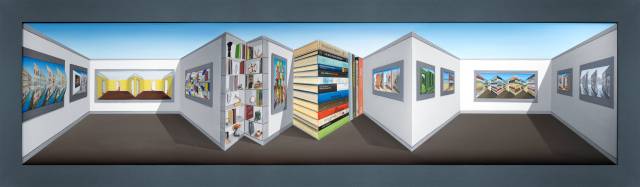 패트릭 휴즈의 ‘Shape-Shifter(2023)’는 관람객이 마치 미술관에 서 있는 듯한 경험을 선사한다./제공=박여숙화랑