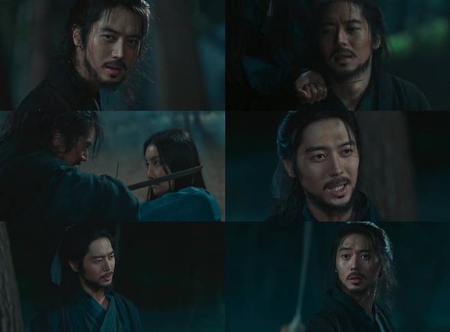 이주안이 ‘폭군의 셰프’에서 누이의 죽음 진실을 마주한 공길 역으로 강렬한 감정 연기를 선보였다. 사진제공 | tvN ‘폭군의 셰프’ 방송 캡처