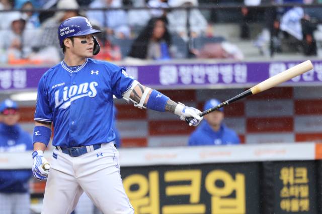 삼성 라이온즈의 박병호. 삼성 제공