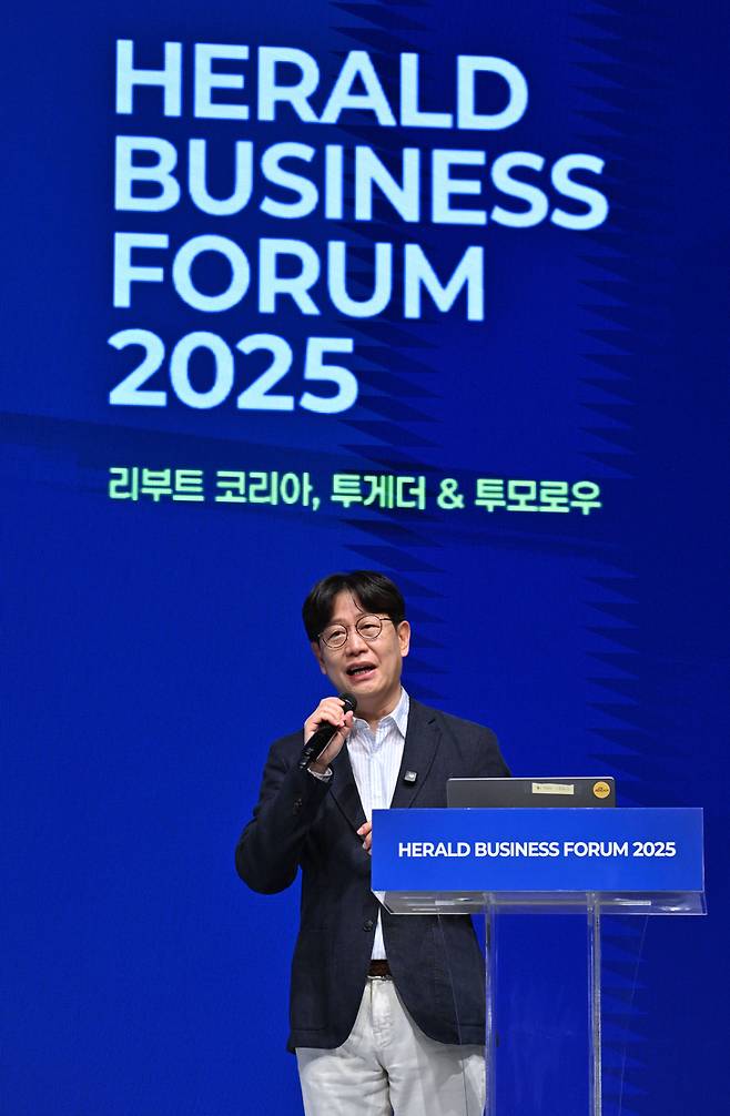 김한용 모카 대표는 미래 모빌리티 시장 변화 흐름을 주도하는 동력으로 ‘효율성’을 꼽았다. 임세준 기자