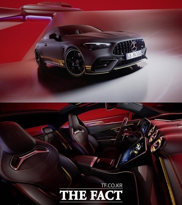 '메르세데스-AMG CLE 53 4MATIC+ 쿠페 리미티드 에디션' 외장과 내부 인테리어. /벤츠코리아