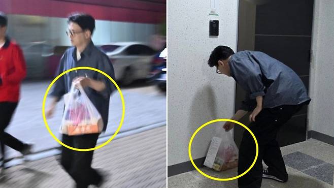 경남 진주에서 직접 치킨 배달을 하는 한동훈 전 국민의힘 대표 (사진, 본인 SNS)