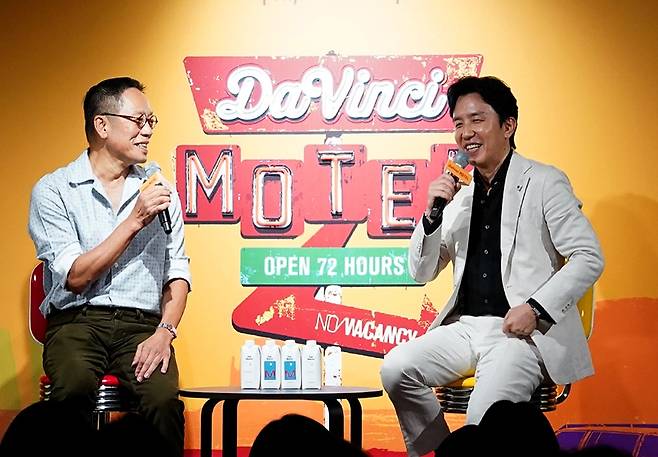 정태영 현대카드 부회장이 유희열을 '다빈치모텔' 행사에 섭외해 90분간 토크쇼를 진행했다. /사진=인스타그램 갈무리