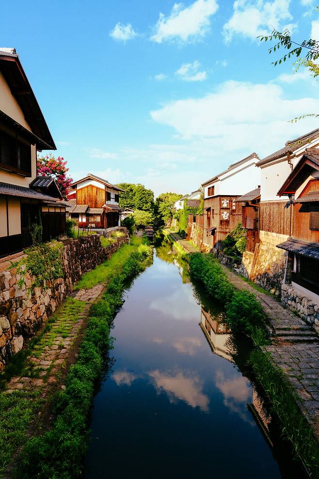 '물의 도시'라 불리는 시가의 오미하치만