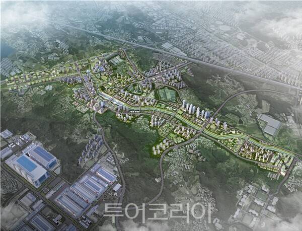 아산탕정2 도시개발사업 조감도. /사진-아산시