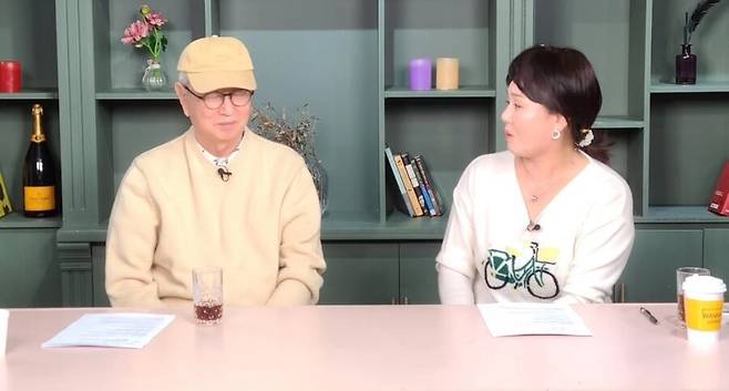 ▲ 전유성(왼쪽), 이경실. 출처| 이경실 SNS