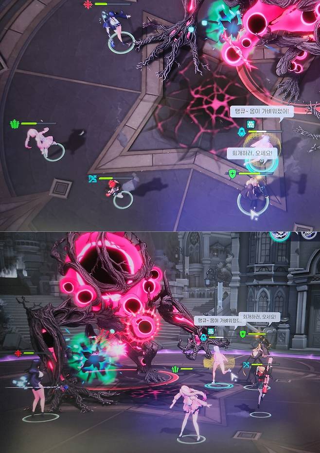 - 각도는 플레이어가 원하는대로 조정할 수 있지만 턴이 돌아오면 다시 쿼터뷰 시점으로 돌아온다