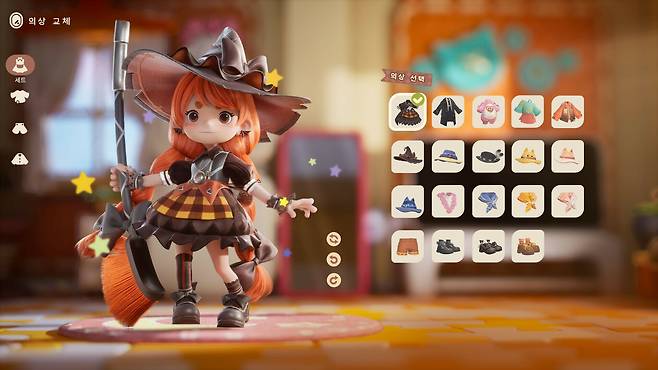 ▲ 귀염뽀짝한 여러 의상들을 확인할 수 있었다