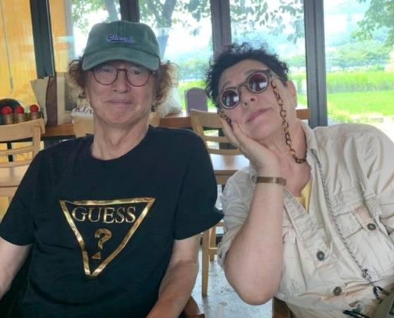 양희은과 고 전유성. 사진 SNS 캡처