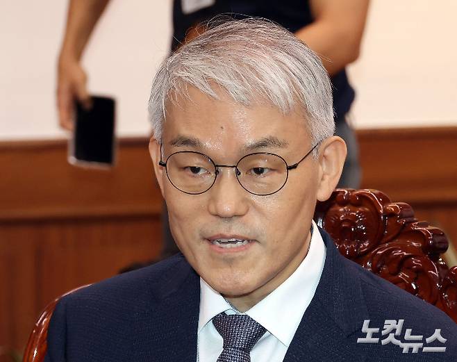 천대엽 법원행정처장. 윤창원 기자