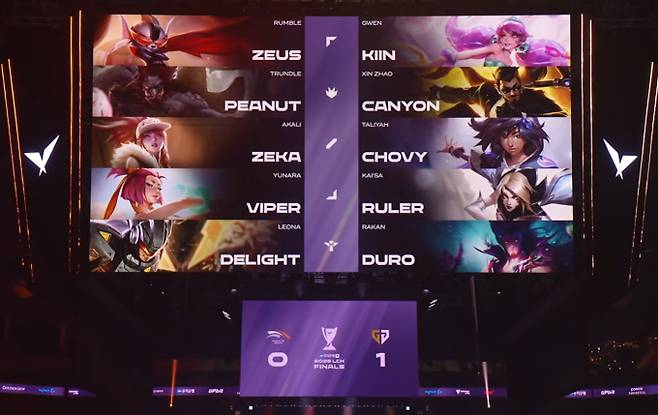 2025 LCK 결승전, 롤 대회, 경기 일정, MBC 생중계 : LCK 결승전, 한화생명 vs 젠지 2세트 ©LCK