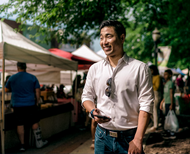 샘 박 미국 조지아주 민주당 하원의원. 샘 박 의원실 홈페이지 갈무리